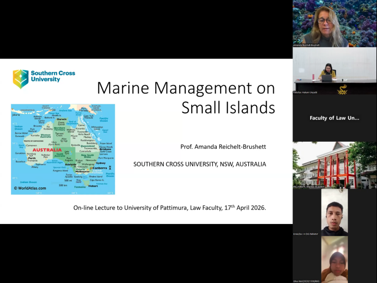 prof amanda brushett kuliah umum unpatti